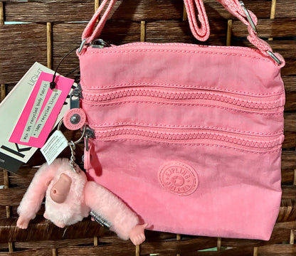 Kipling Alvar XS Mini Crossbody Or Shoulder Bag Blush Color NWT