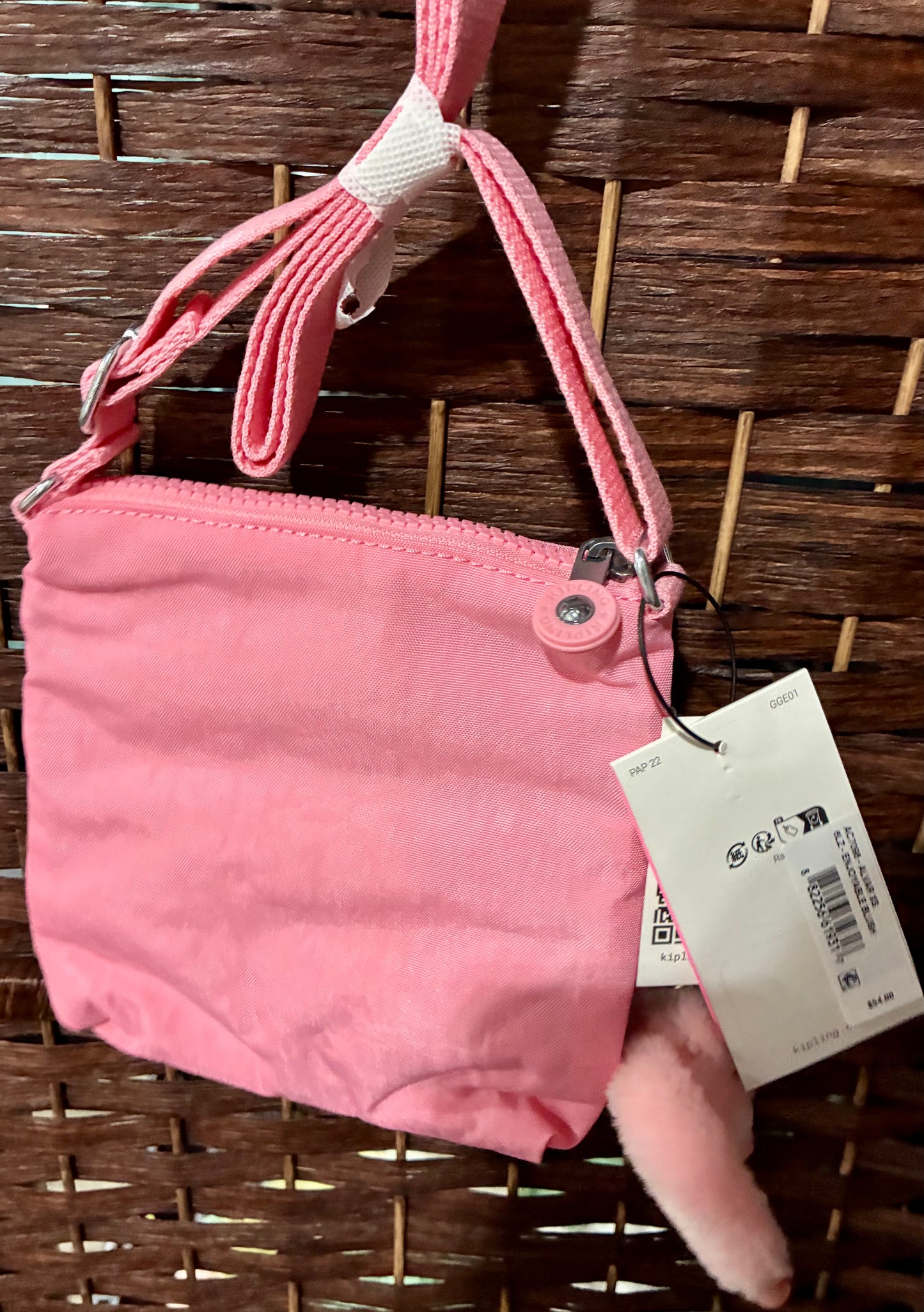 Kipling Alvar XS Mini Crossbody Or Shoulder Bag Blush Color NWT