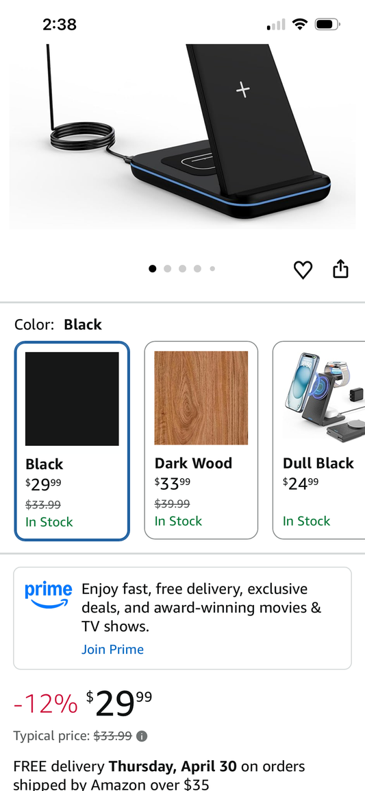 3 in 1 black CHARGING BLOCK
