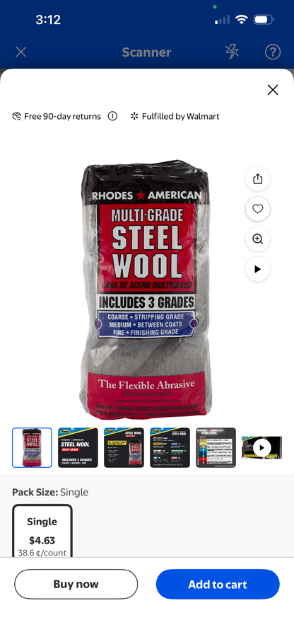 MULTI GRADE STEEL WOOL PADS