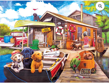 GONE FISHIN 1500 PC PUZZLE
