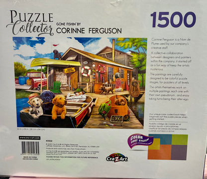 GONE FISHIN 1500 PC PUZZLE