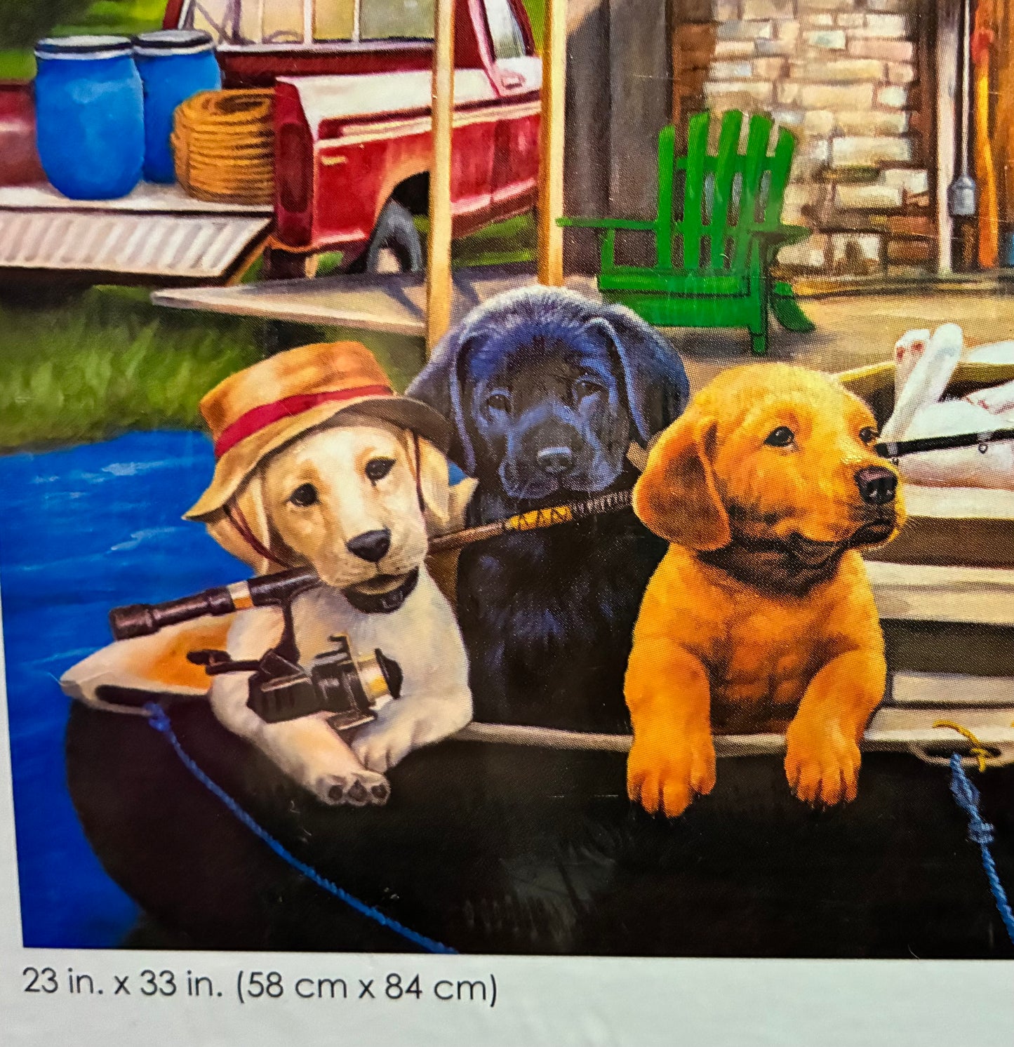 GONE FISHIN 1500 PC PUZZLE