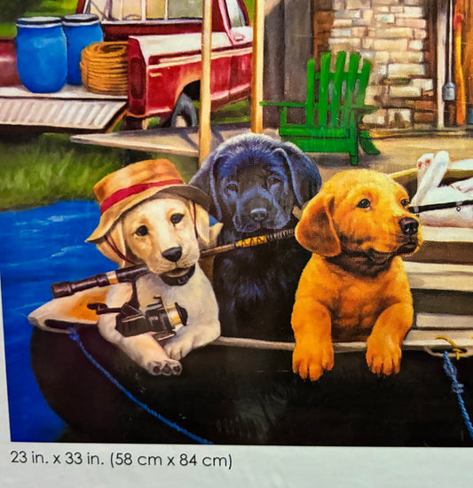 GONE FISHIN 1500 PC PUZZLE
