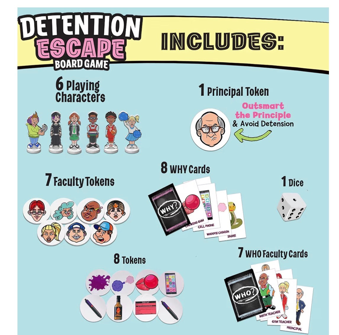 DETENTION ESCAPE BOARD GAME