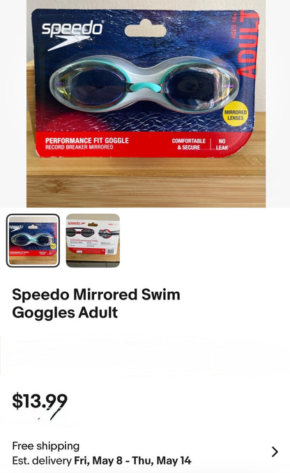 SPEEDO GOOGLES