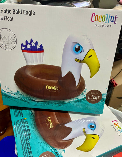 PATRIOTIC BALD EAGLE 48'' POOL FLOAT
