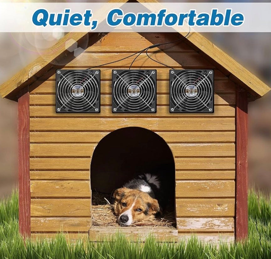 SOLAR POWER PANEL 14X14 3 FAN