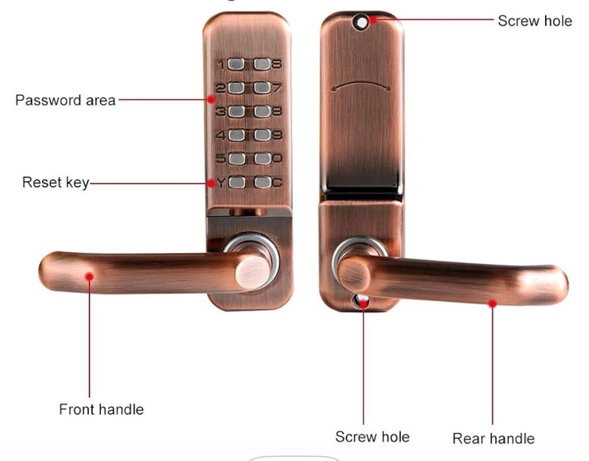 MECHICAL DIGITAL PASSWORD DOOR LOCK