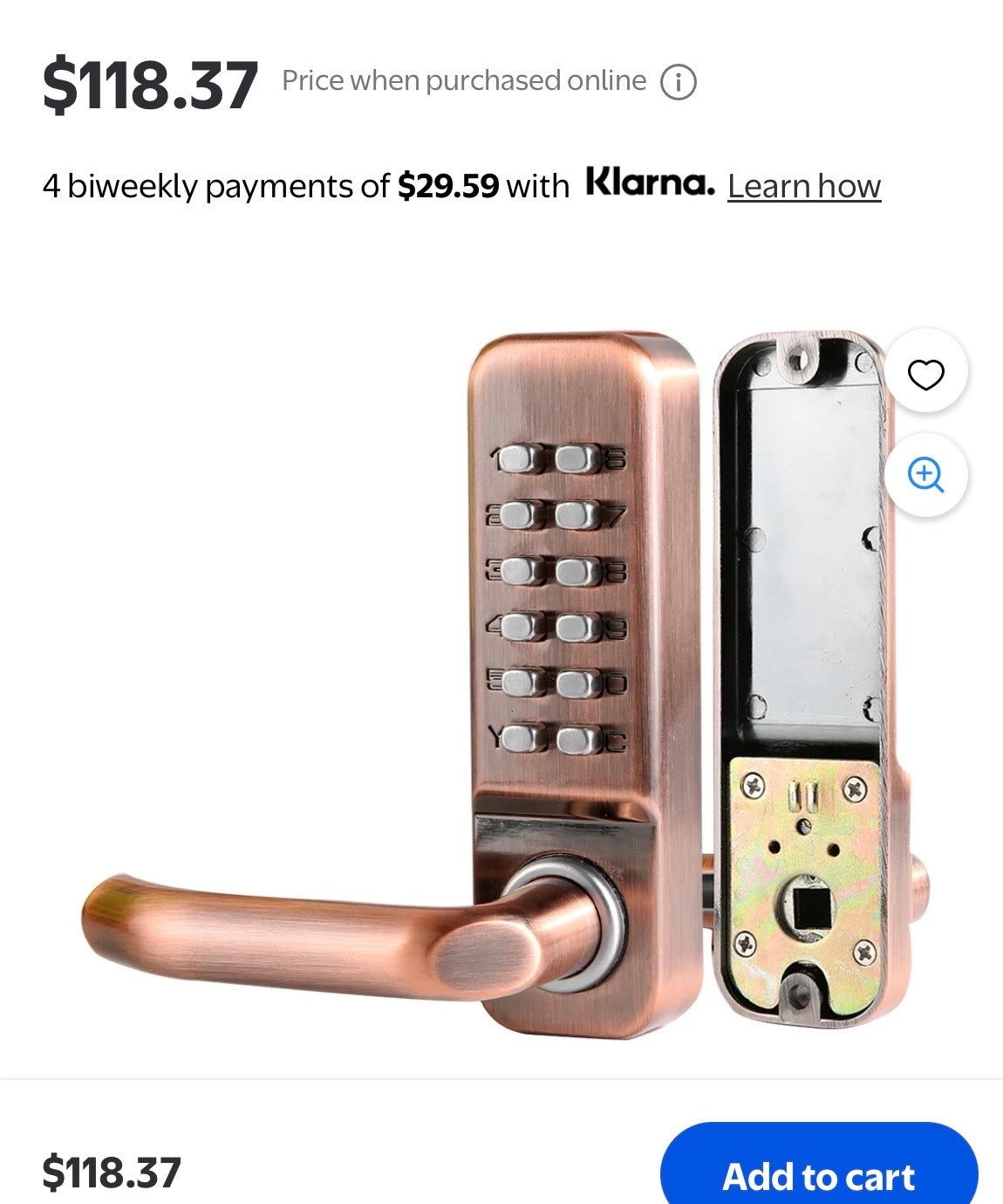 MECHICAL DIGITAL PASSWORD DOOR LOCK