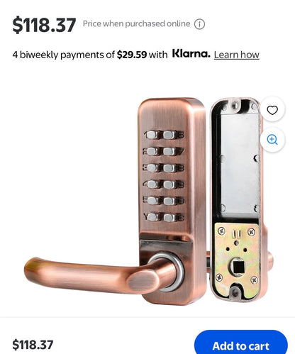 MECHICAL DIGITAL PASSWORD DOOR LOCK