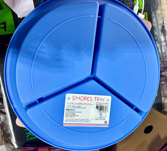 12'' BLUE SMORES TRAY