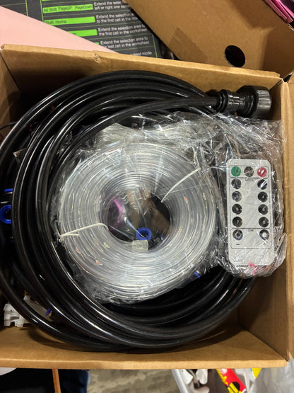 LED Light Strip and Pool Sprinkler