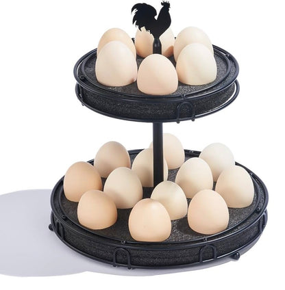 Maulehua Metal  Egg Storage Display Rack