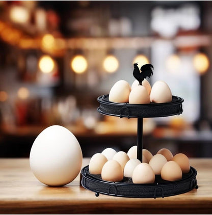 Maulehua Metal  Egg Storage Display Rack