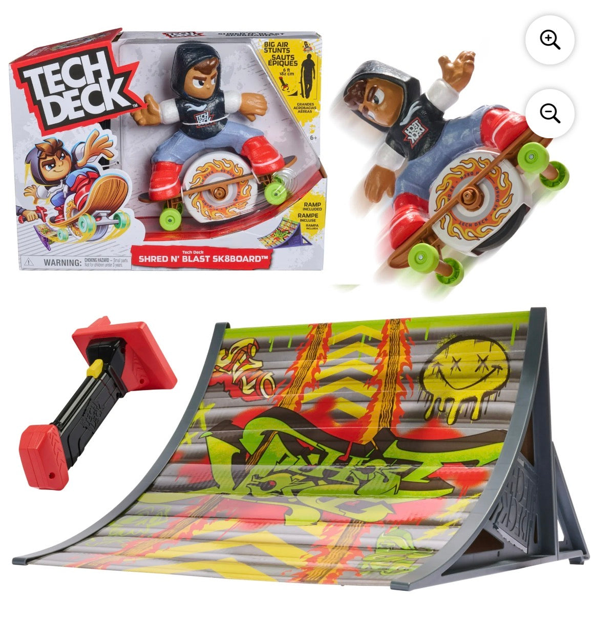 TECH DECK SHRED N BLAST SK8BOARD