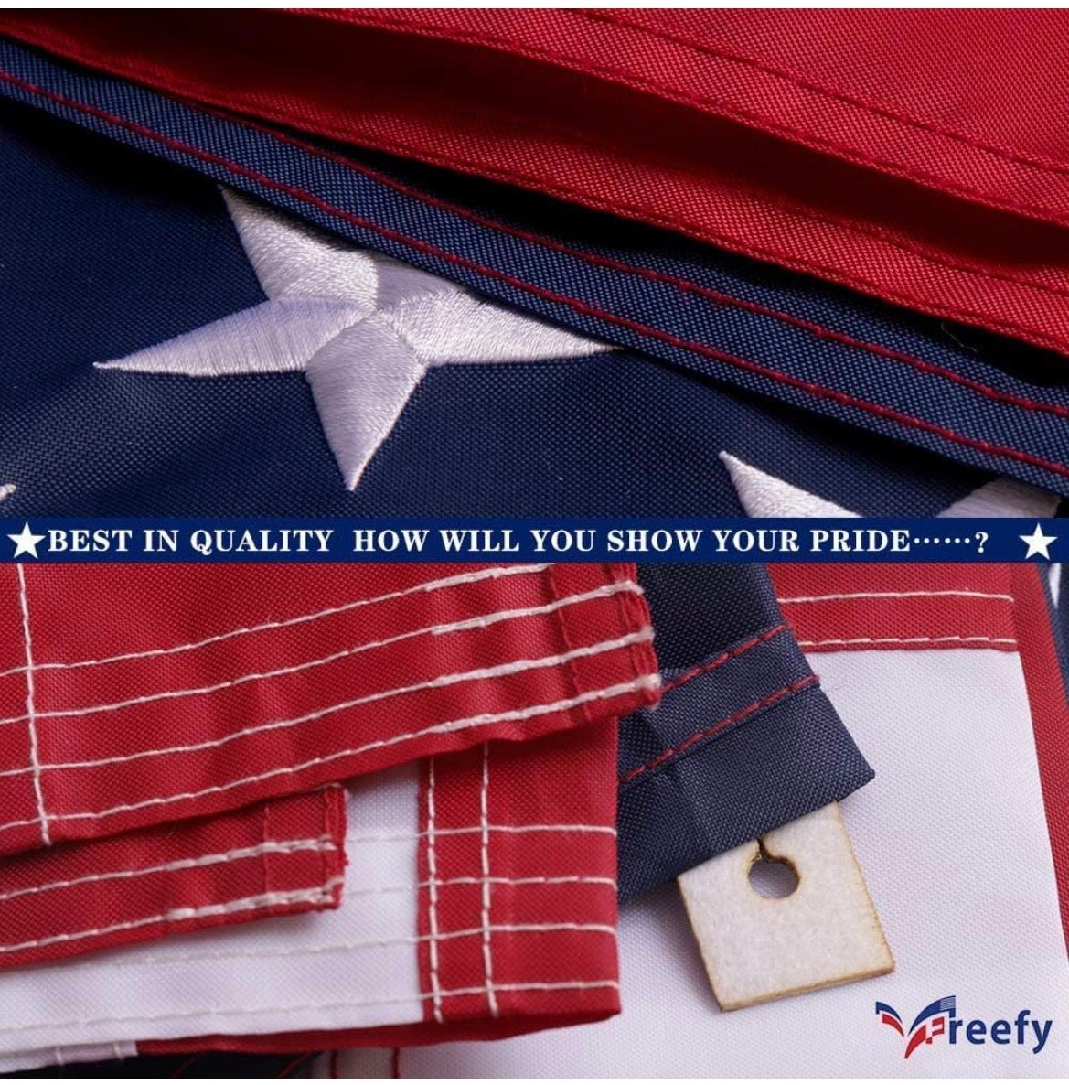 SUPERIOR QUALITY US FLAG OUTDOOR 3x5 SLEEVED-