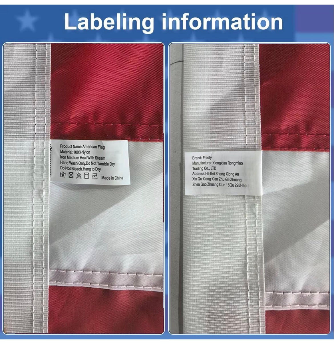 SUPERIOR QUALITY US FLAG OUTDOOR 3x5 SLEEVED-
