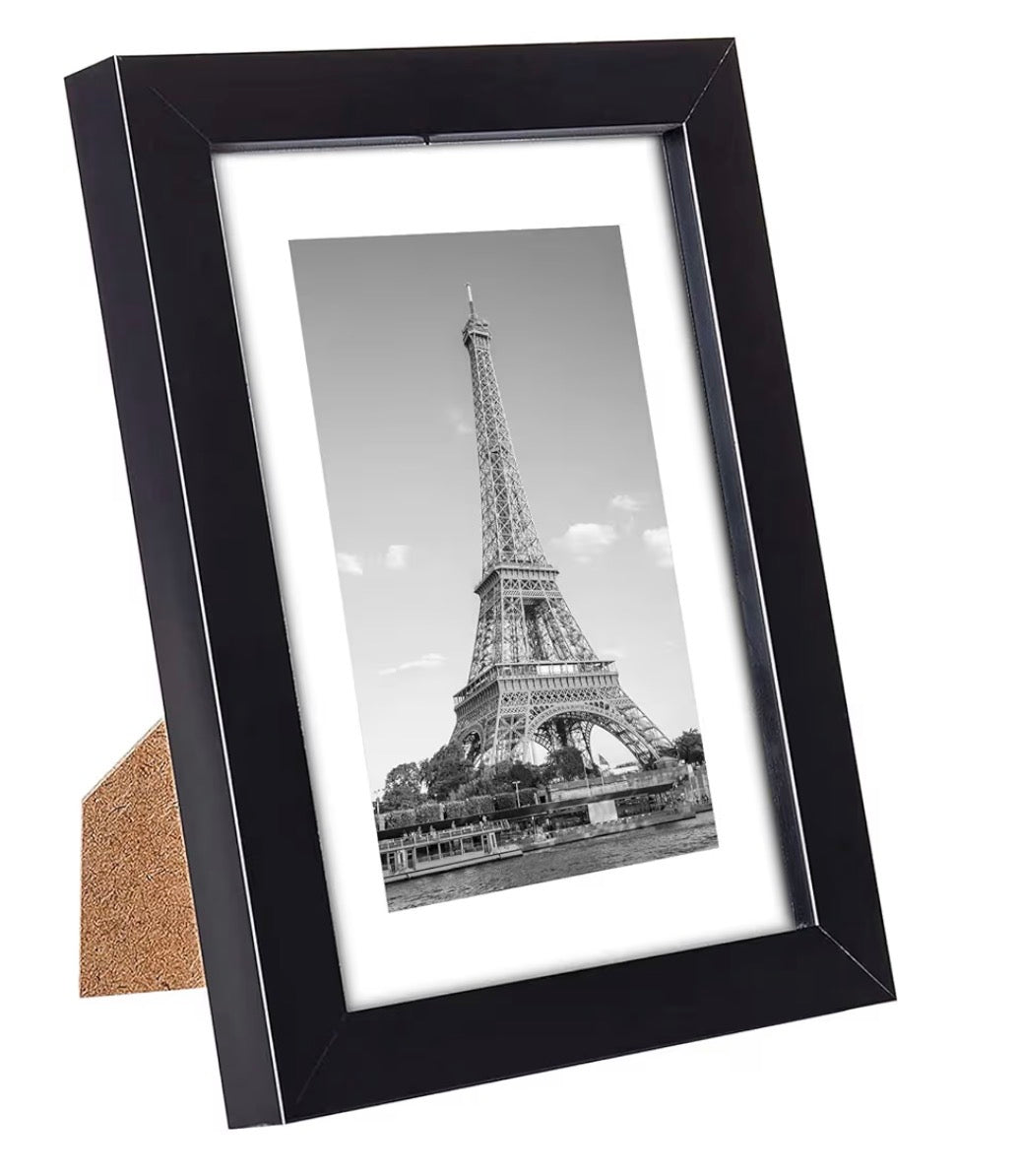 5X7 PICTURE FRAME SET OF 5 BLACK