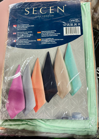SECEN 10 PC TOWEL SET