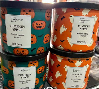 PUMPKIN SPICE 3 WICK JAR CANDLE by MAINSTAYS