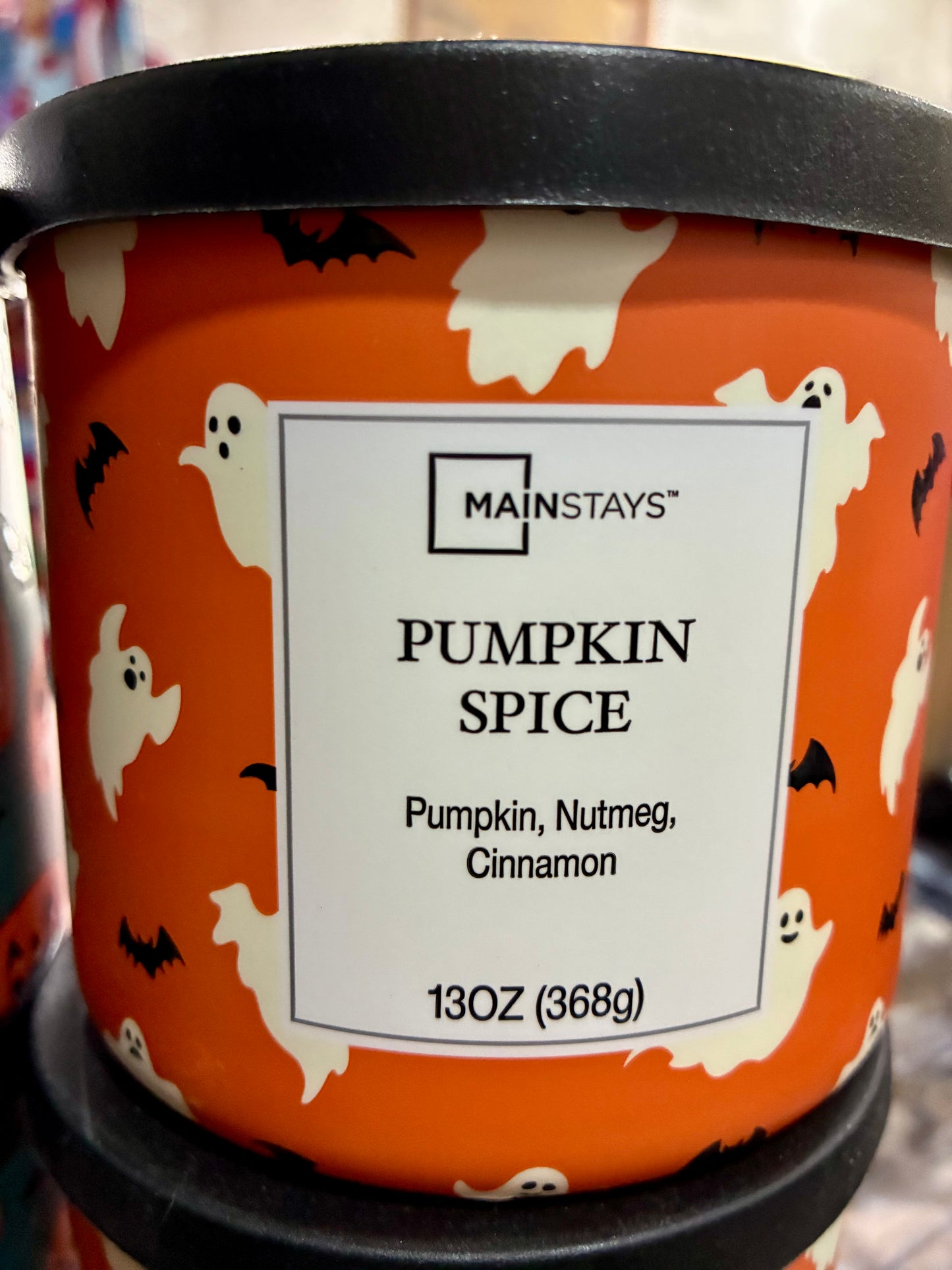 PUMPKIN SPICE 3 WICK JAR CANDLE by MAINSTAYS