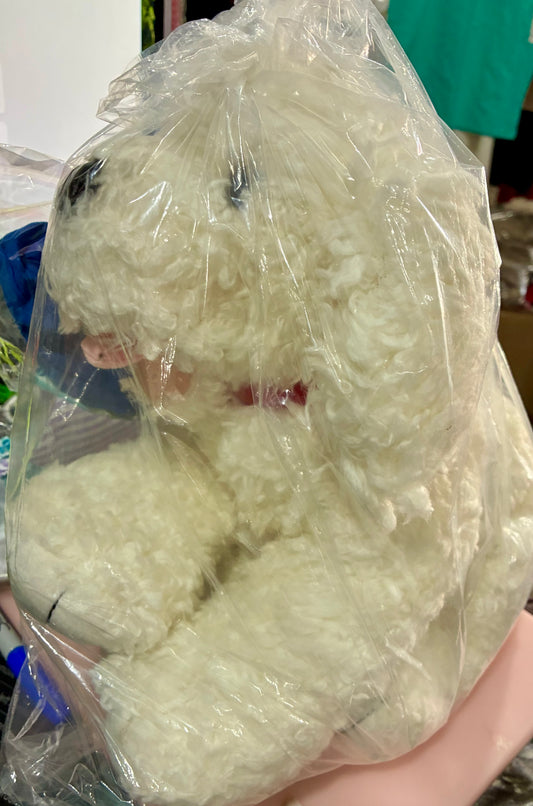 WHITE DOG -Build A Bear