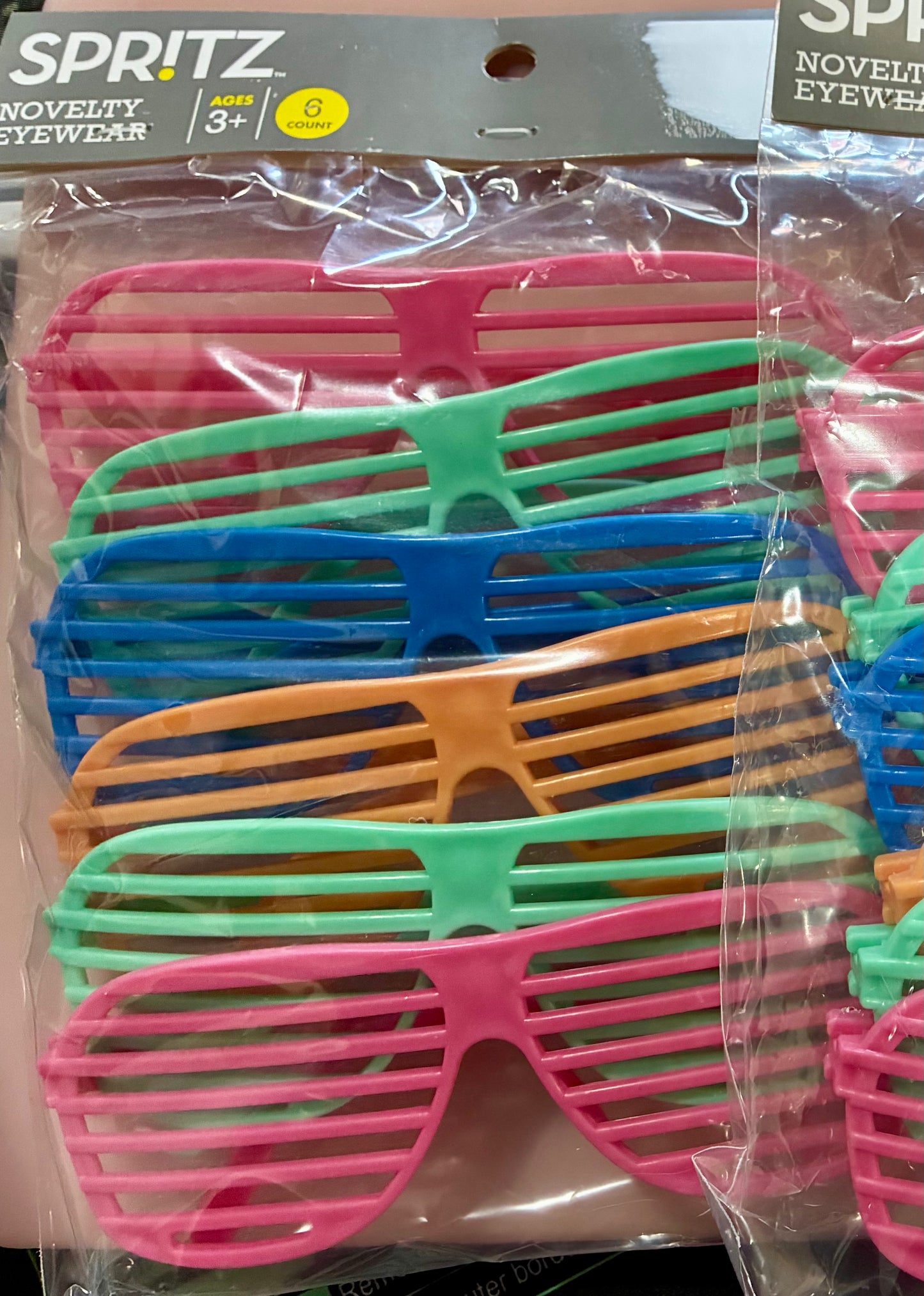 SPRITZ NOVELTY GLASSES 6 pk