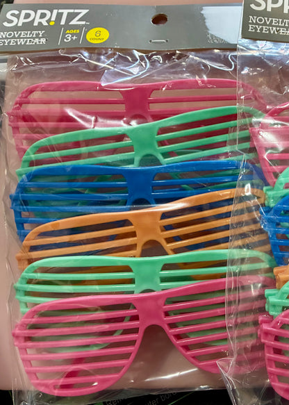 SPRITZ NOVELTY GLASSES 6 pk
