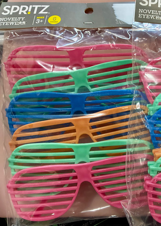 SPRITZ NOVELTY GLASSES 6 pk