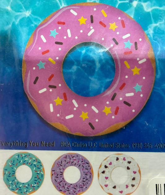 DONUT POOL FLOAT SPRINKLES 4 PACK