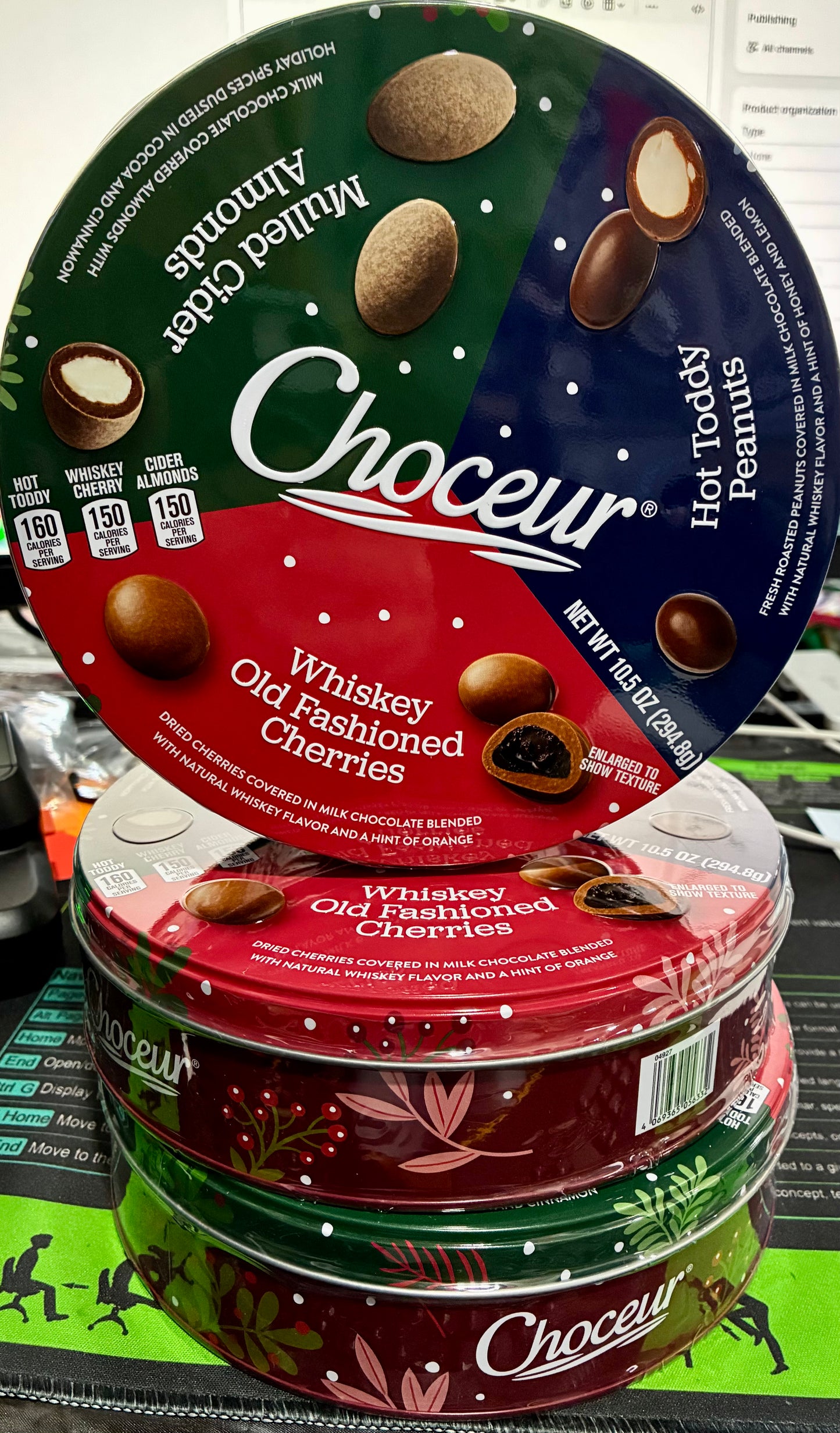 Choceur  Variety Pack Nut Chocolates, Dried Cherries Covered in Milk Chocolate 10.5 oz