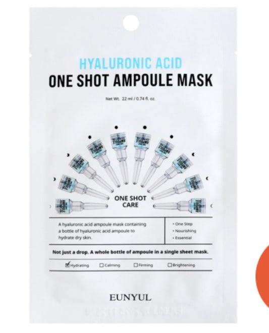 2 ONE SHOT AMPOULE MASK HYALURONIC ACID