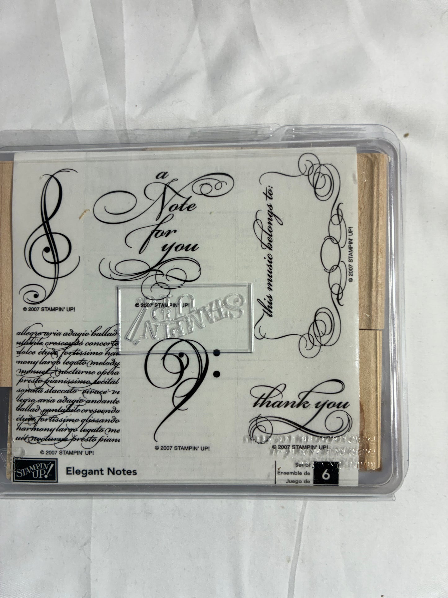 STAMPIN UP STAMP SETS
