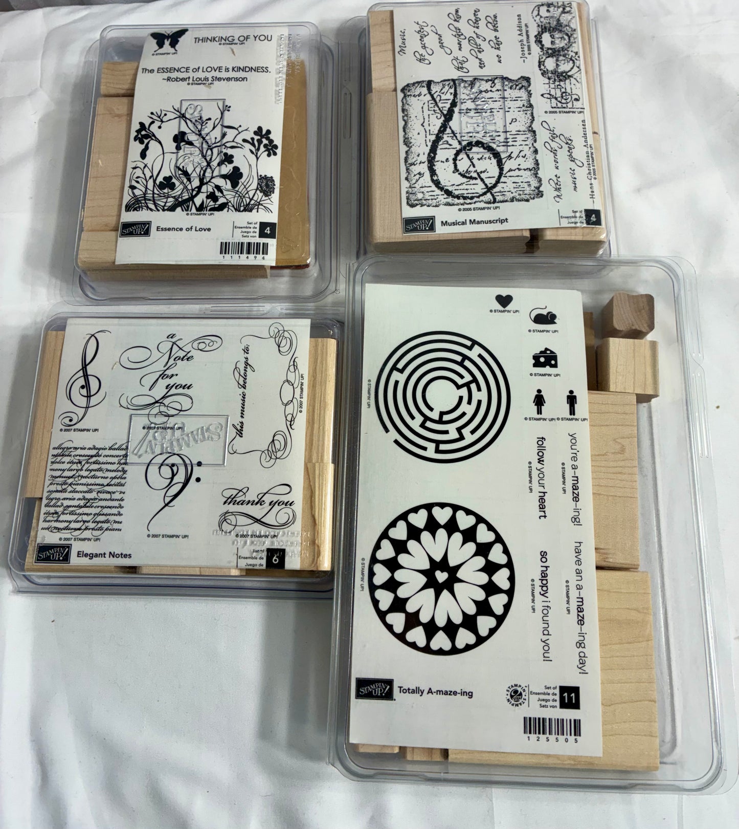 STAMPIN UP STAMP SETS