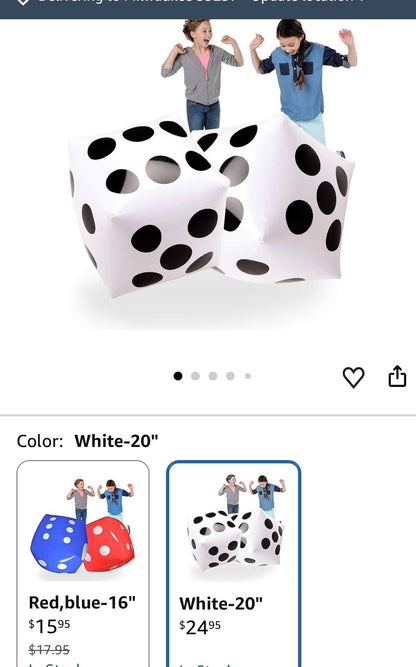 SET OF LARGE DICE