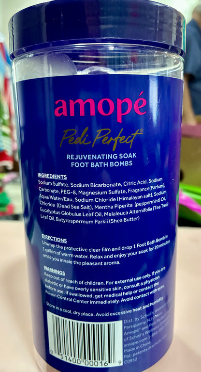 AMOPE' PEDI PERFECT FOOT SOAK or HYDRATING SERUM