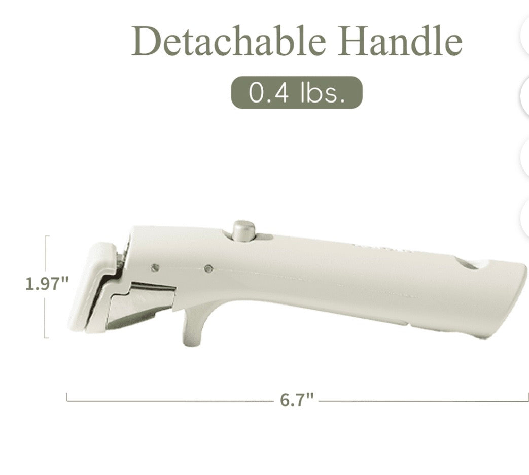 Universal Removable Handle for Pots and Pans, White