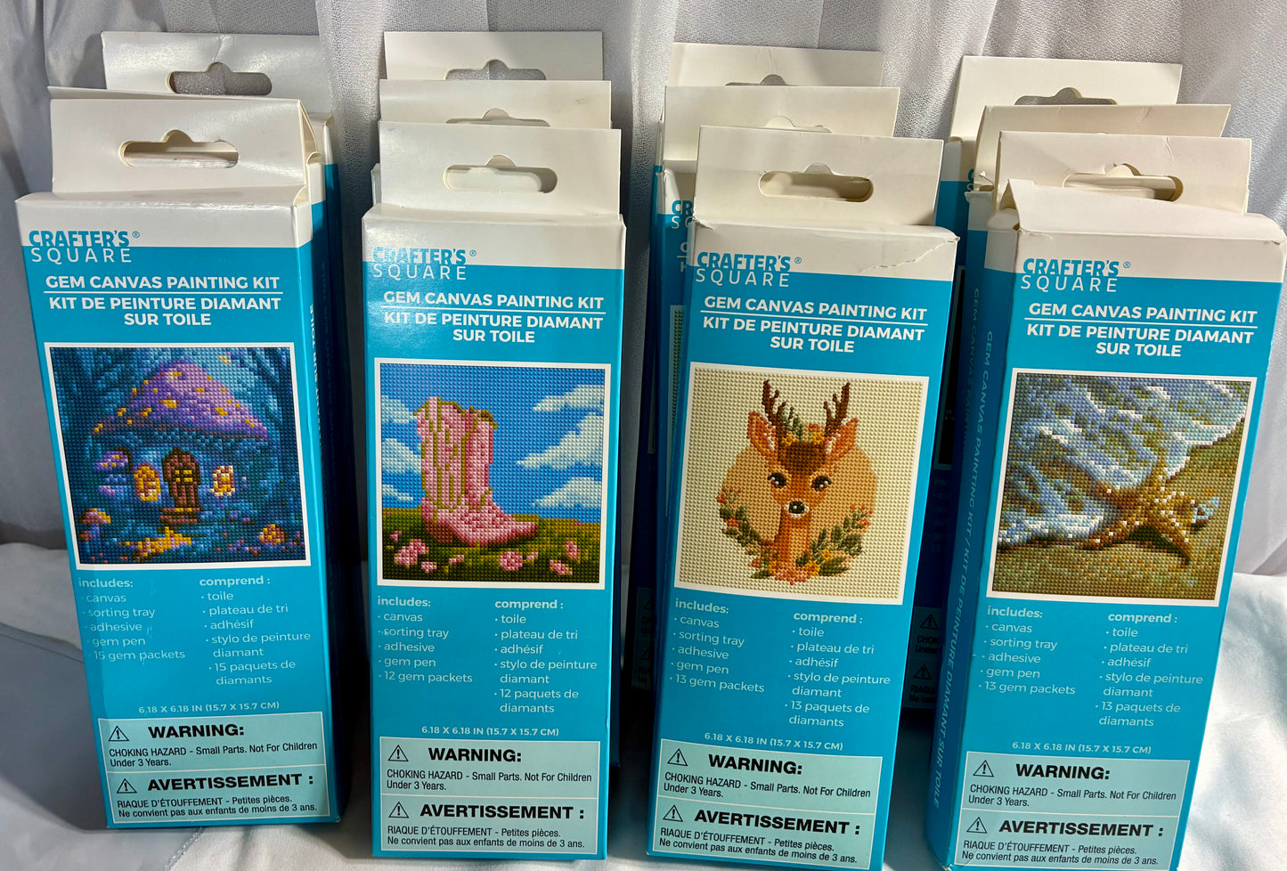 Crafter's Square Gem Canvas Painting Kit