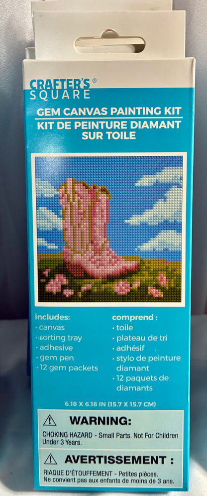 Crafter's Square Gem Canvas Painting Kit