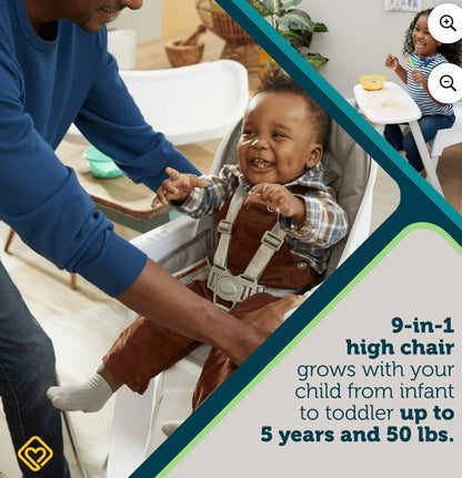 Safety 1st Grow and Go Rotating High Chair,