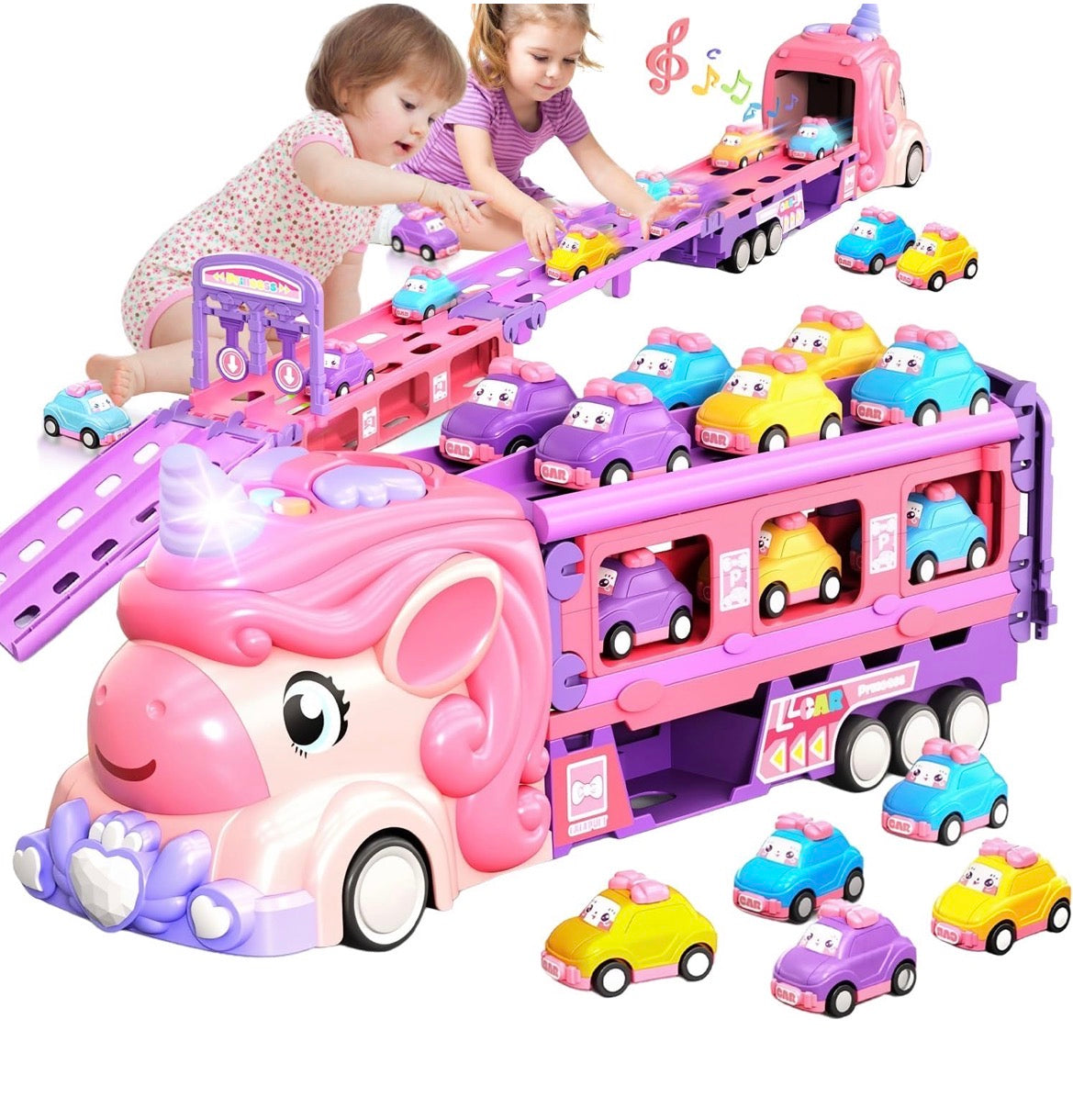 PINK TRANSPORT TRUCK GIRLS DREAMING, by HERACLES