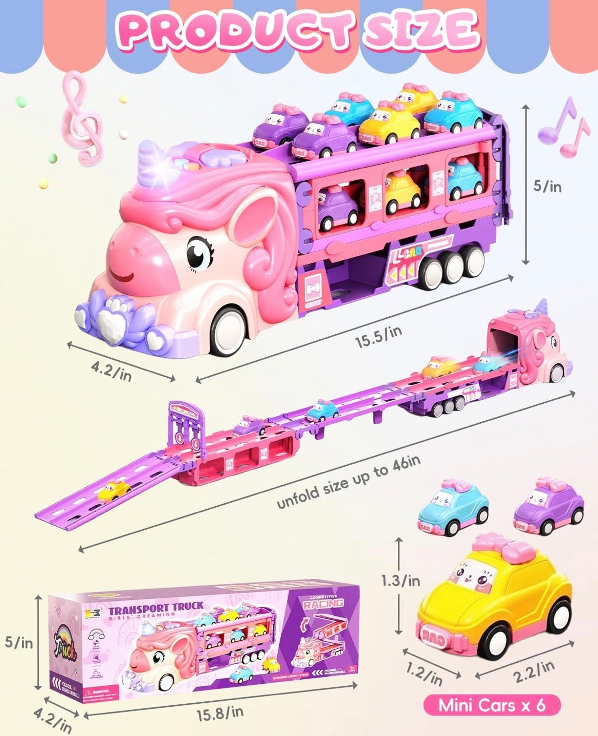 PINK TRANSPORT TRUCK GIRLS DREAMING, by HERACLES