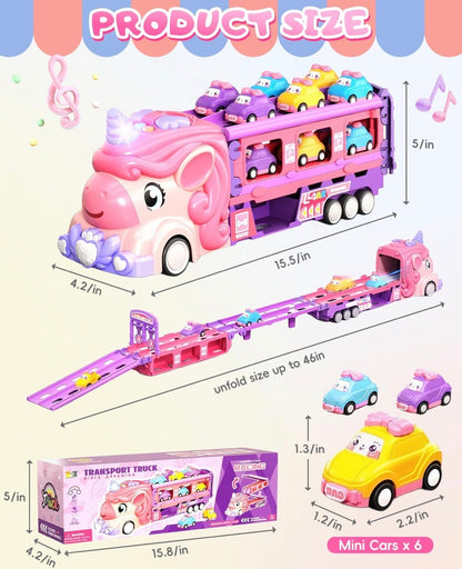 PINK TRANSPORT TRUCK GIRLS DREAMING, by HERACLES