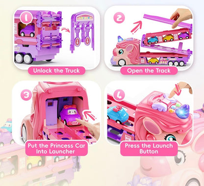 PINK TRANSPORT TRUCK GIRLS DREAMING, by HERACLES
