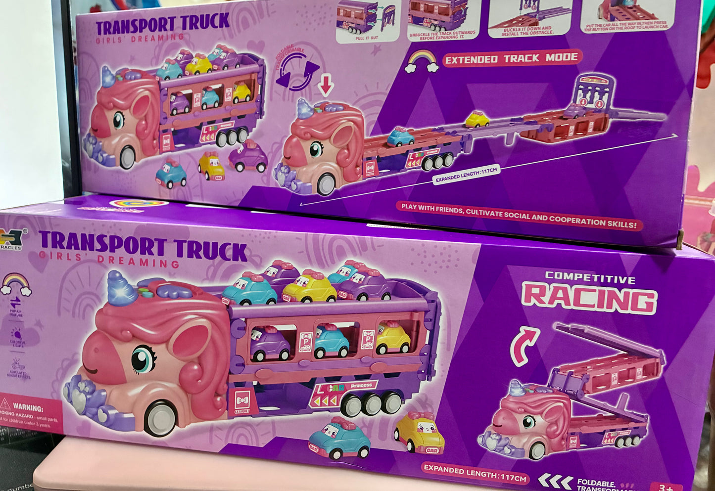 PINK TRANSPORT TRUCK GIRLS DREAMING, by HERACLES