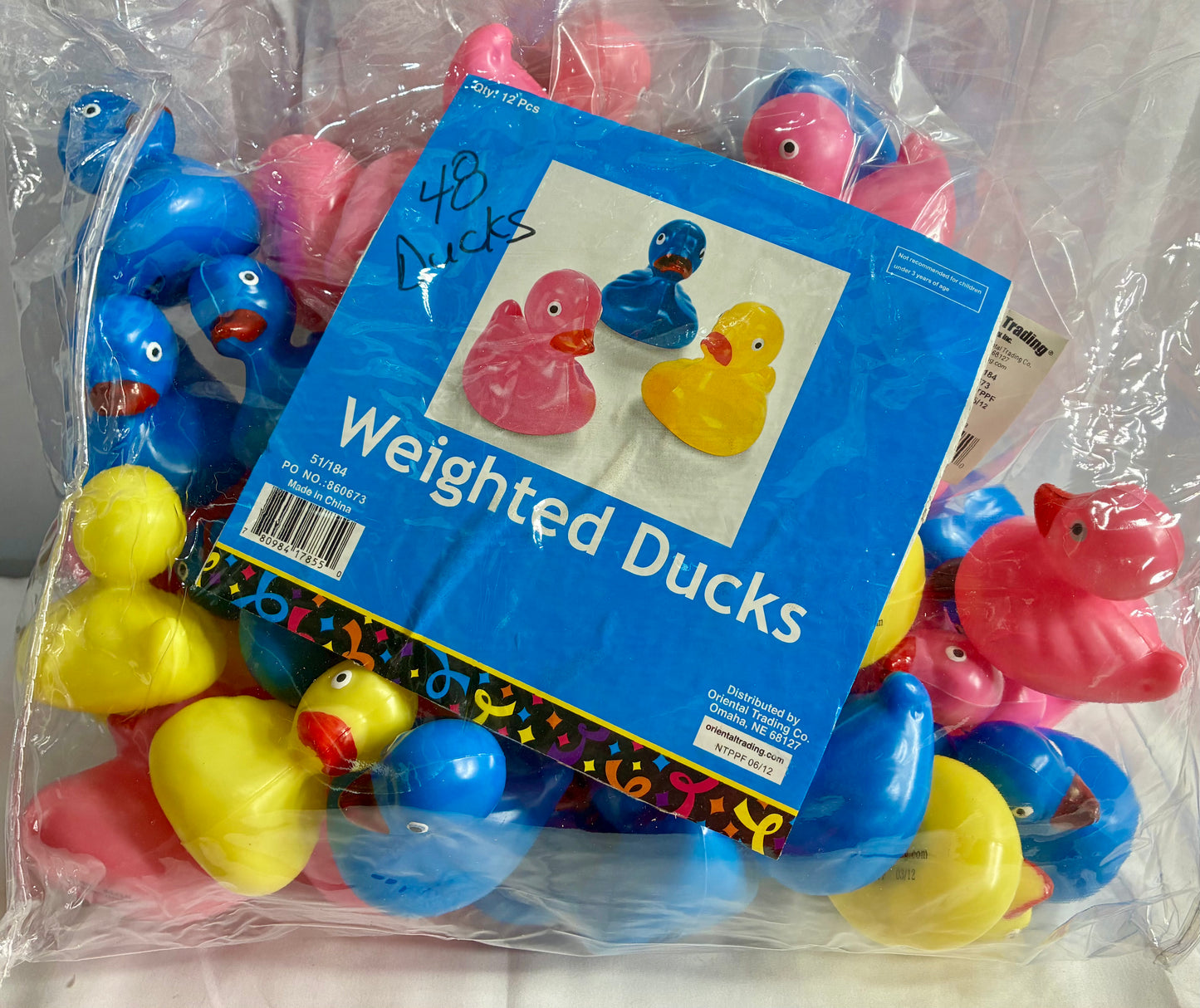 48 WEIGHTED FUN DUCKS