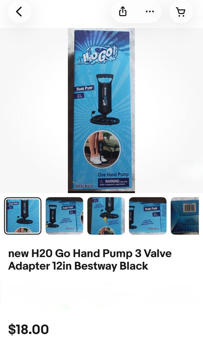 Bestway H2OGO! 12" Air Hammer Hand Pump