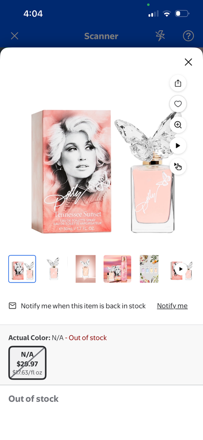 DOLLY PARDON EAU DE TOILETTE SPRAY