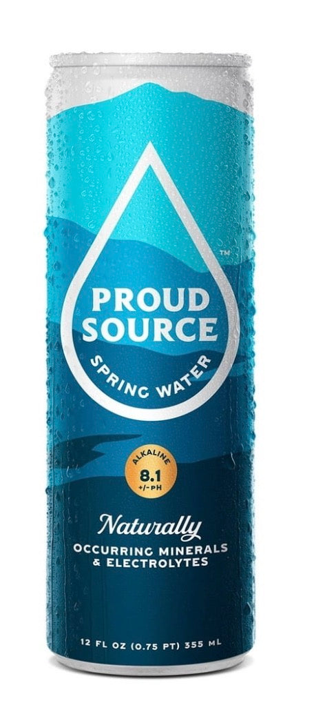 PROUD SOURCE SPRING WATER 8 PK of 16OZ CANS